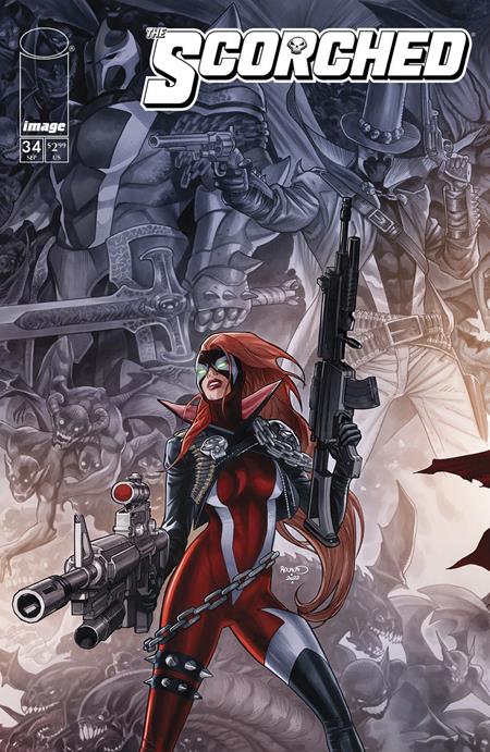 SPAWN SCORCHED #34 CVR B PAUL RENAUD VAR (PRESALE 9/25/24)
