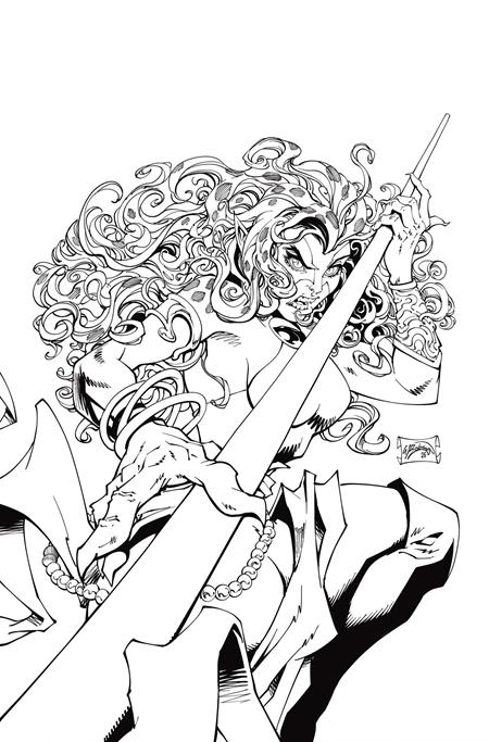 THUNDERCATS CHEETARA #1 CVR O INC 1:7 WILL ROBSON LINE ART VIRGIN VAR (PRESALE 9/9/26)