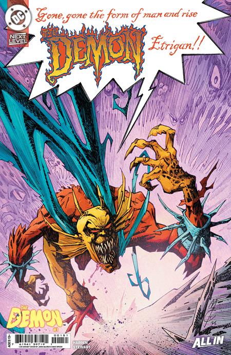 DEMON #1 CVR G INC 1:25 JOHN MCCREA CARD STOCK VAR (PRESALE 10/7/26)