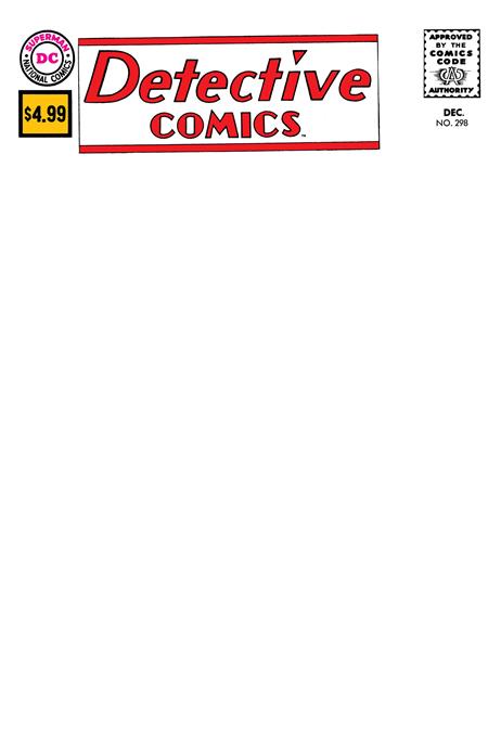 DETECTIVE COMICS #298 FACSIMILE EDITION Cover Select
