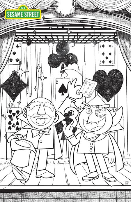 SESAME STREET #4 (OF 4) CVR C SEAN DOVE COLORING BOOK VAR (PRESALE 11/20/24)
