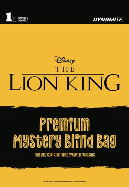 Lion King #1 Cover M Blind Bag Variant