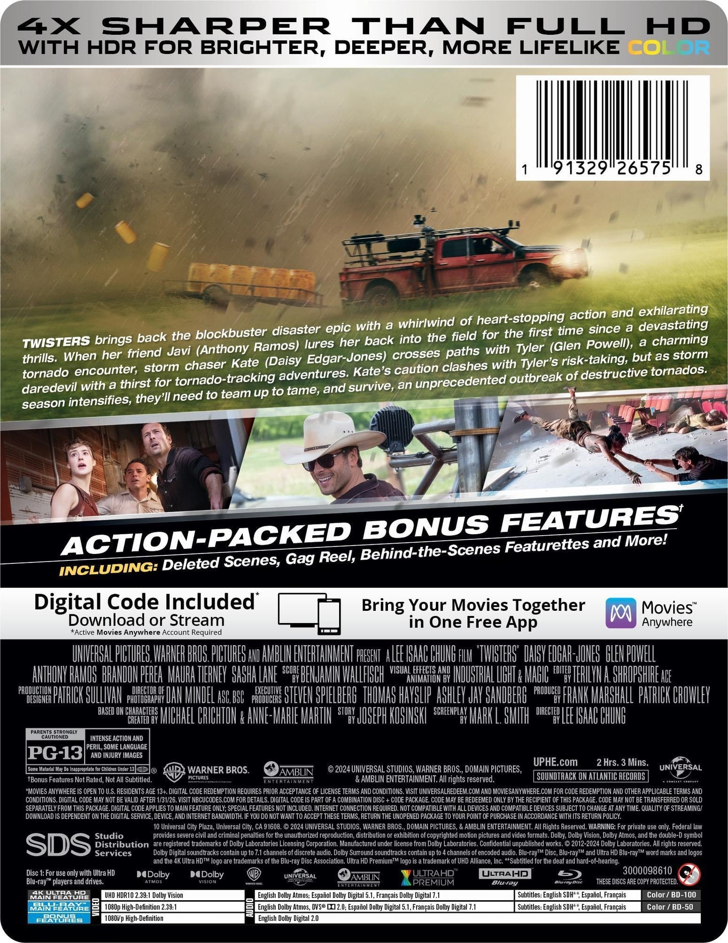 Twisters - Steelbook (4K Ultra HD + Blu-ray + Digital)