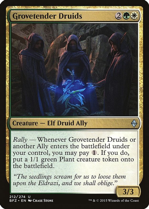 Grovetender Druids | 212 | Battle for Zendikar