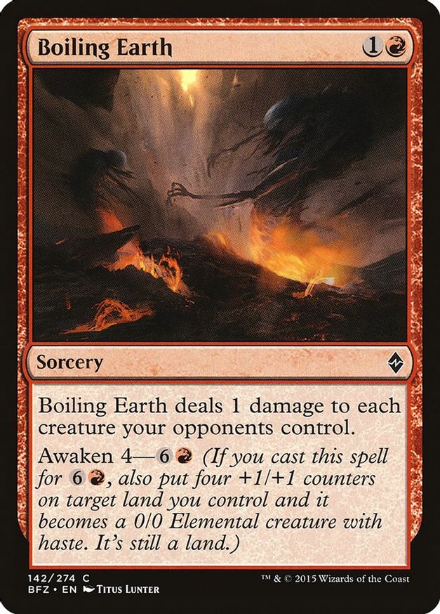 Boiling Earth | 142 | Battle for Zendikar