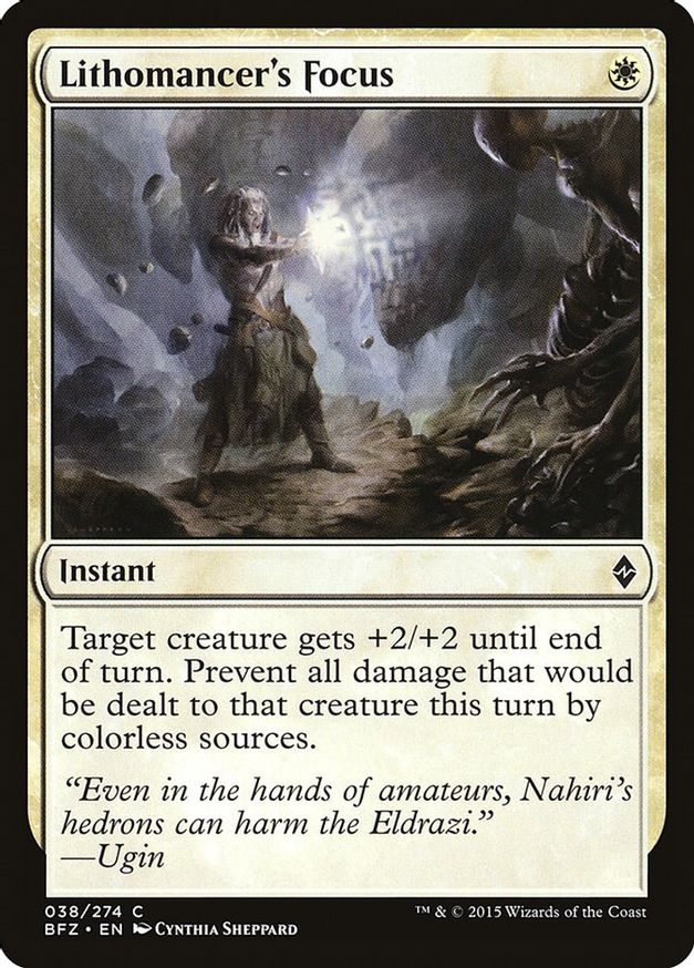 Lithomancer's Focus | 38 | Battle for Zendikar