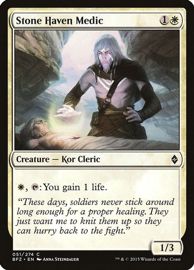 Stone Haven Medic | 51 | Battle for Zendikar