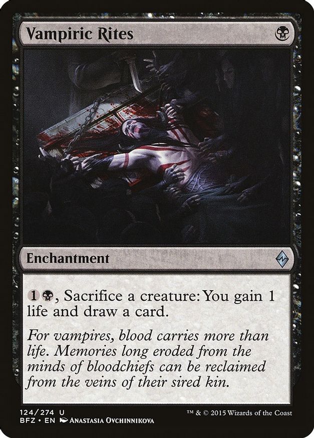 Vampiric Rites | 124 | Battle for Zendikar