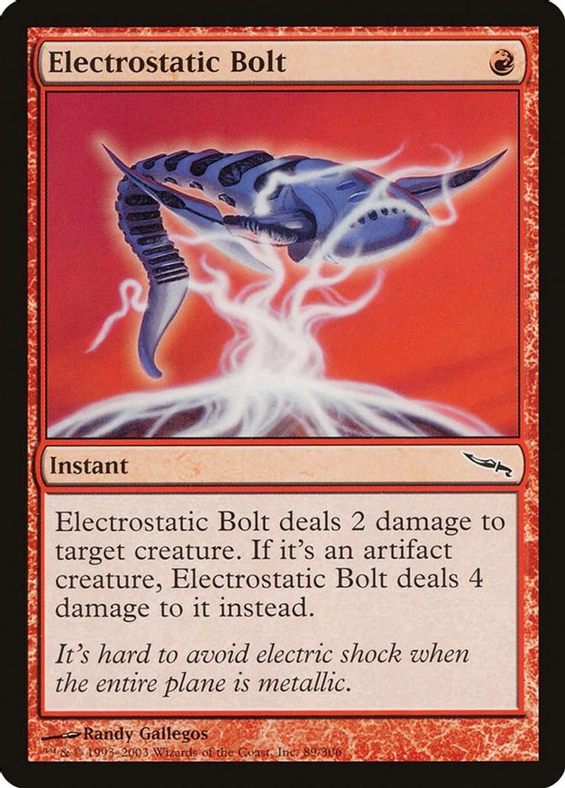 Electrostatic Bolt | 89 | Mirrodin