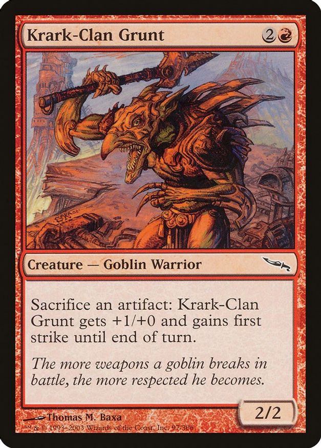 Krark-Clan Grunt | 97 | Mirrodin