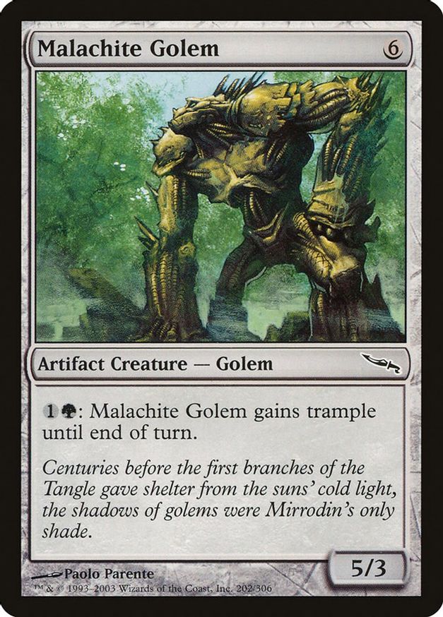 Malachite Golem | 202 | Mirrodin