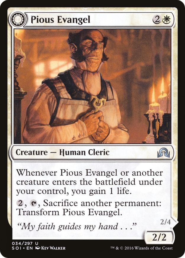 Pious Evangel | 34 | Shadows over Innistrad