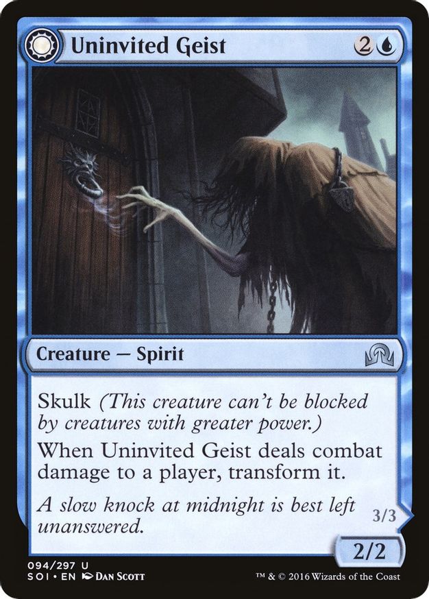 Uninvited Geist | 94 | Shadows over Innistrad