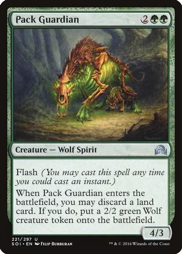 Pack Guardian | 221 | Shadows over Innistrad
