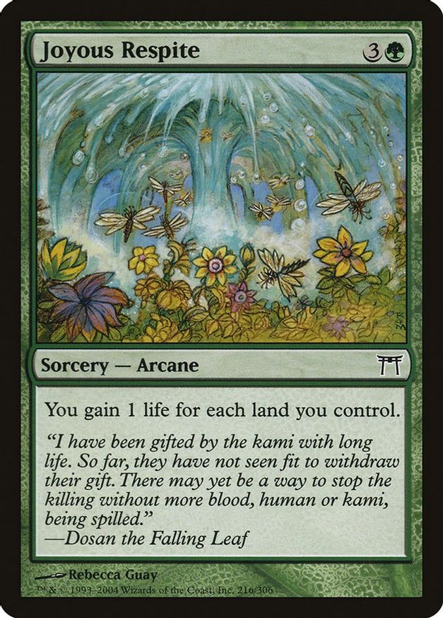 Joyous Respite | 216 | Champions of Kamigawa