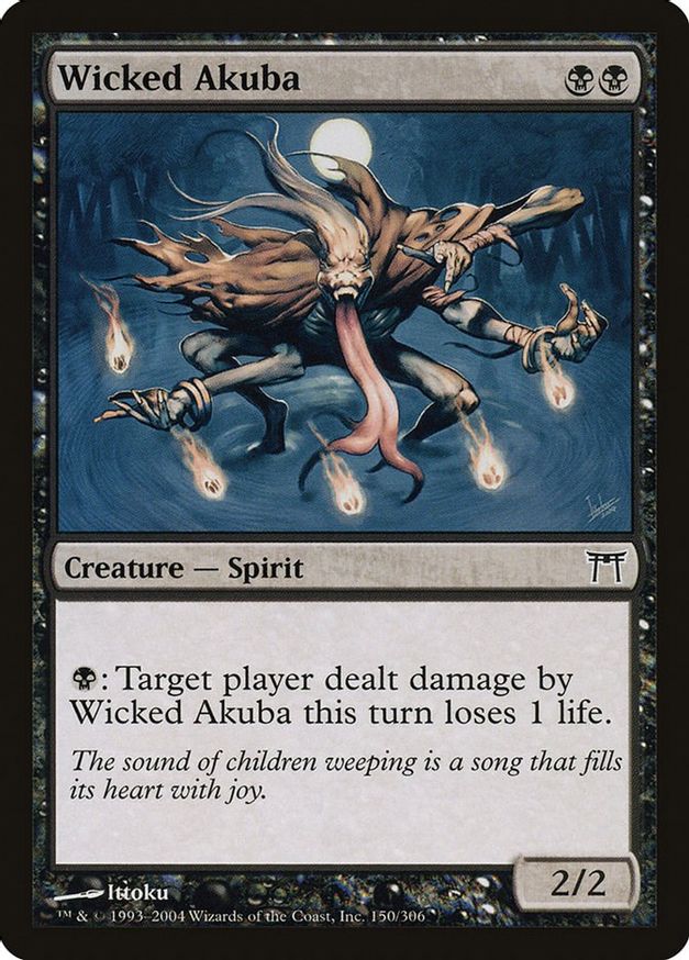 Wicked Akuba | 150 | Champions of Kamigawa