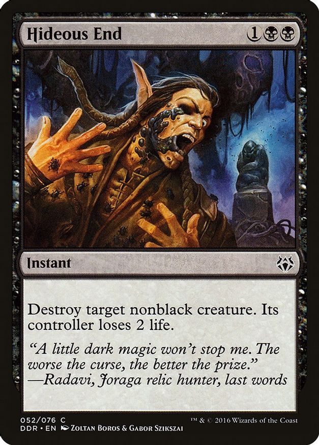 Hideous End | 52 | Duel Decks: Nissa vs. Ob Nixilis