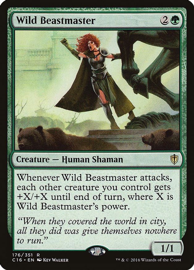 Wild Beastmaster | 176 | Commander 2016