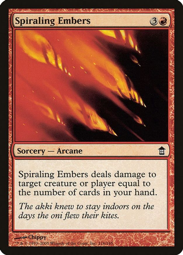Spiraling Embers | 116 | Saviors of Kamigawa