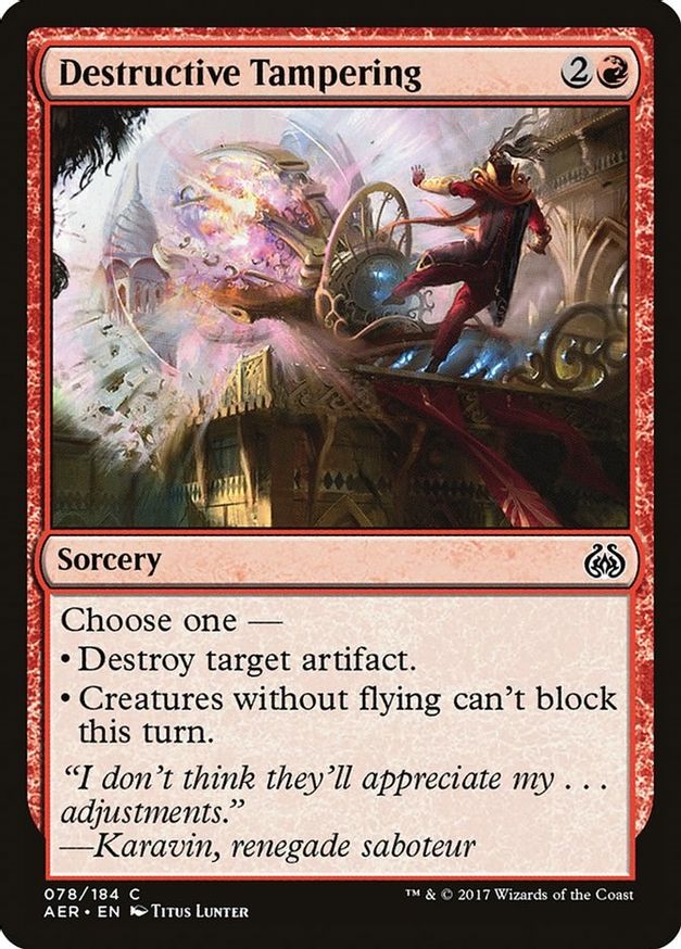 Destructive Tampering | 78 | Aether Revolt