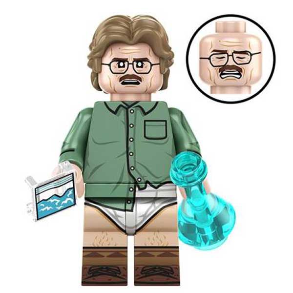 Walter White Breaking Bad Minifigure Building Toy