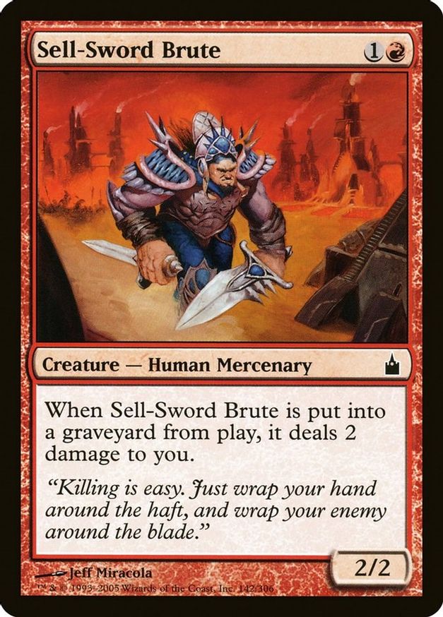 Sell-Sword Brute | 142 | Ravnica: City of Guilds