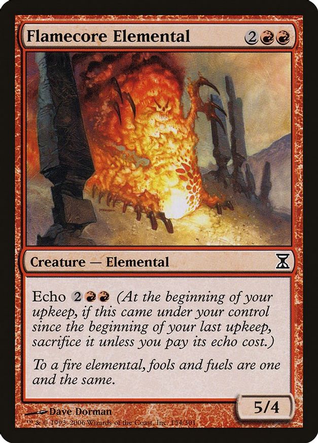 Flamecore Elemental | 154 | Time Spiral