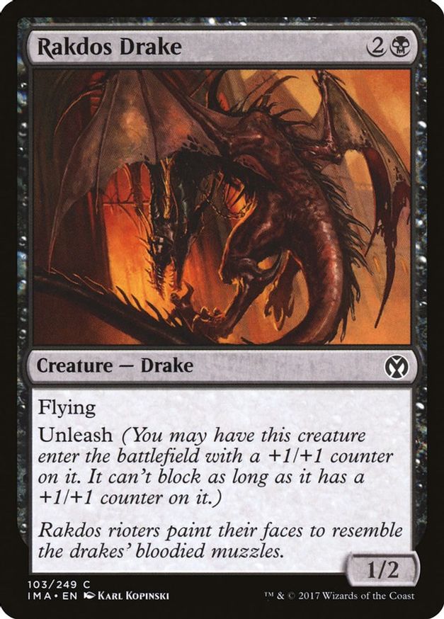 Rakdos Drake | 103 | Iconic Masters