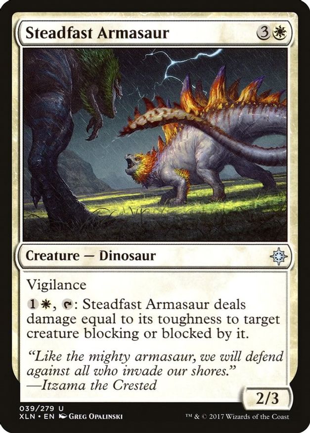 Steadfast Armasaur | 39 | Ixalan