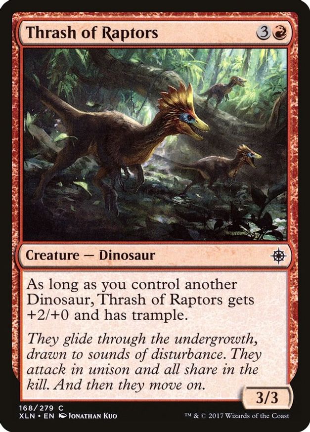Thrash of Raptors | 168 | Ixalan