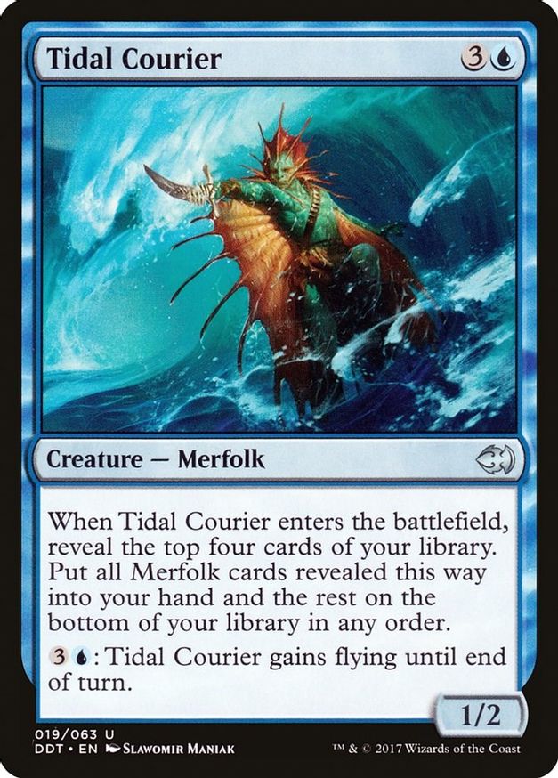 Tidal Courier | 19 | Duel Decks: Merfolk vs. Goblins