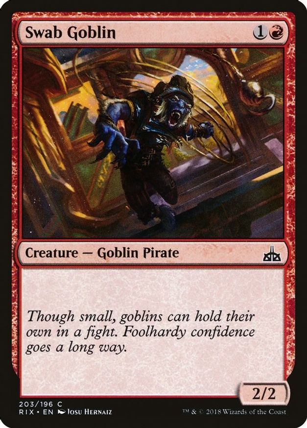 Swab Goblin | 203 | Rivals of Ixalan