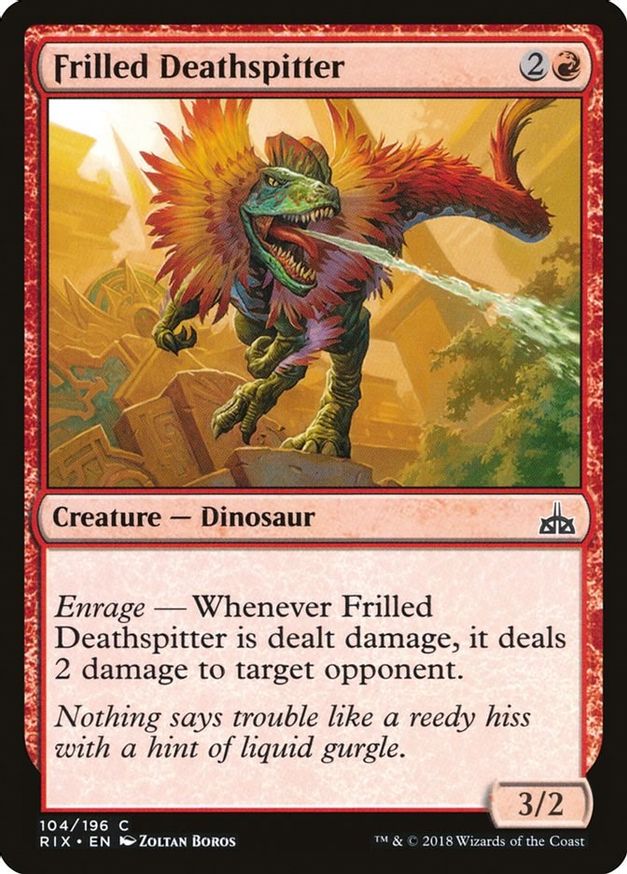 Frilled Deathspitter | 104 | Rivals of Ixalan