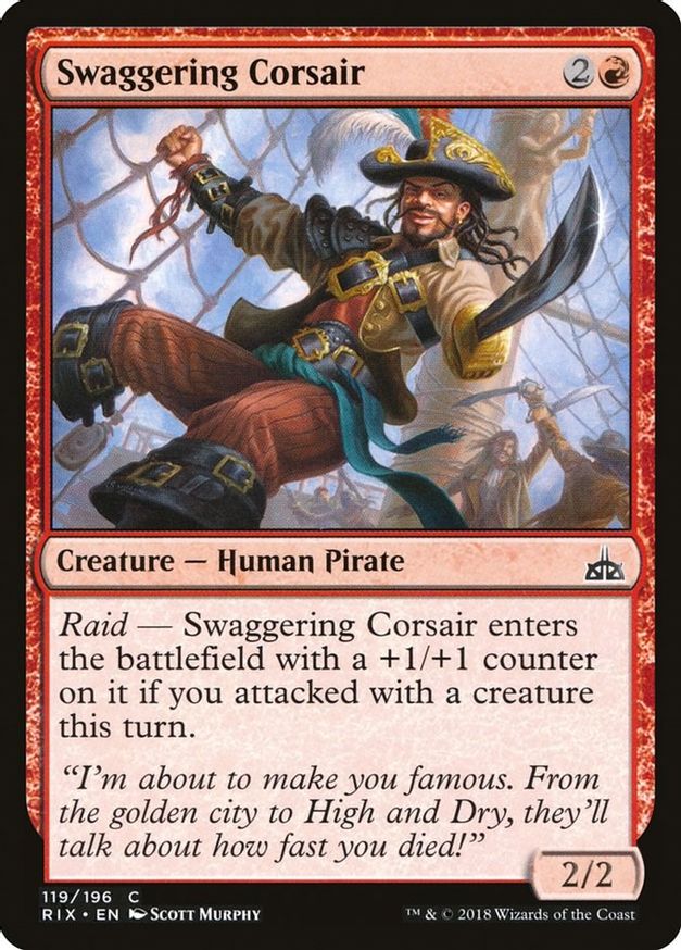 Swaggering Corsair | 119 | Rivals of Ixalan