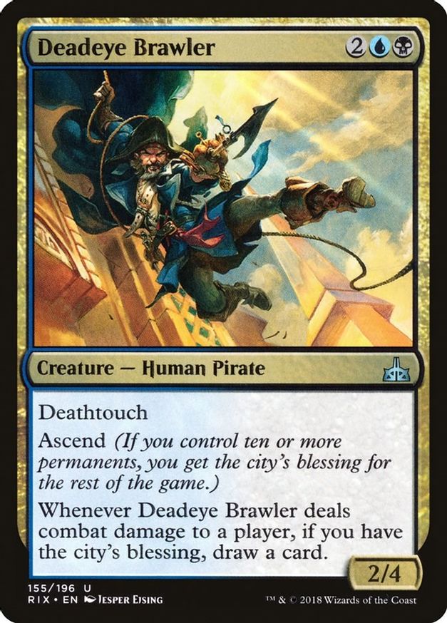 Deadeye Brawler | 155 | Rivals of Ixalan