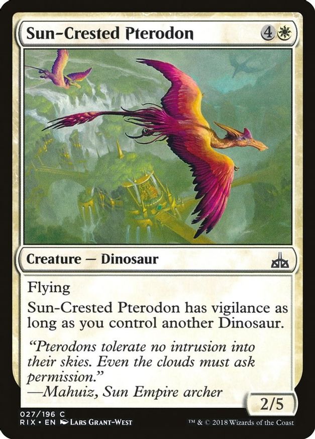 Sun-Crested Pterodon | 27 | Rivals of Ixalan