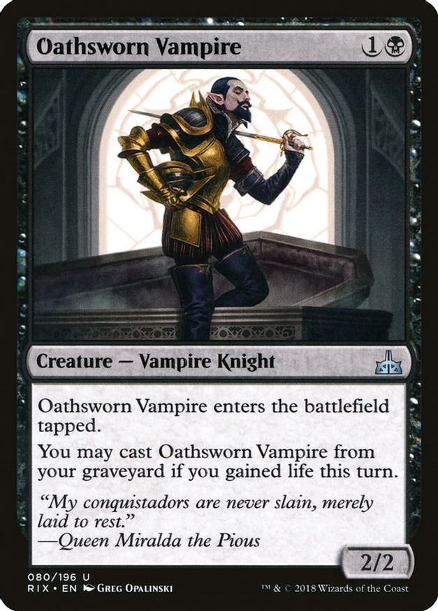 Oathsworn Vampire | 80 | Rivals of Ixalan