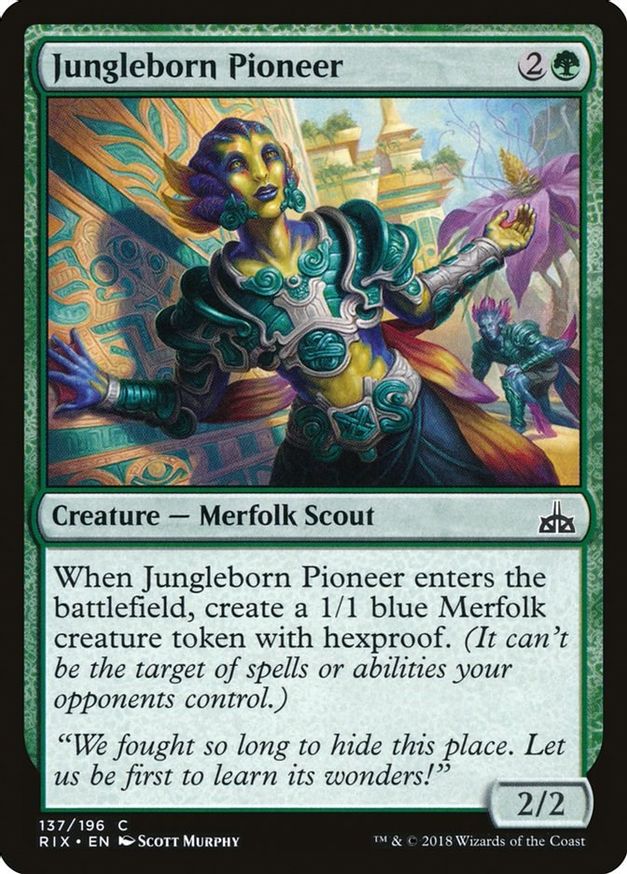 Jungleborn Pioneer | 137 | Rivals of Ixalan