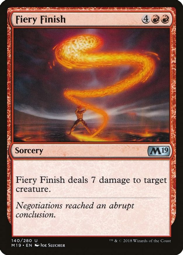 Fiery Finish | 140 | Core Set 2019
