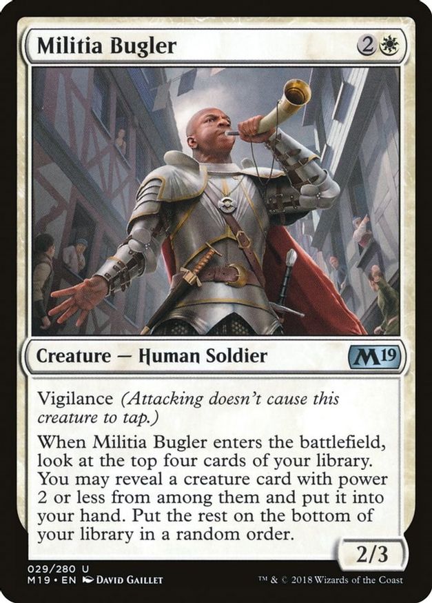 Militia Bugler | 29 | Core Set 2019