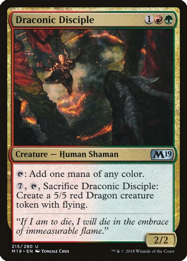 Draconic Disciple | 215 | Core Set 2019