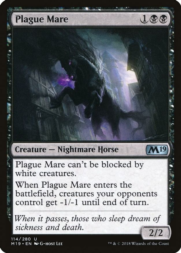 Plague Mare | 114 | Core Set 2019