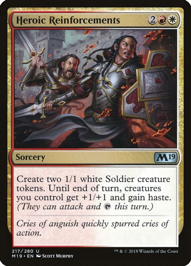 Heroic Reinforcements | 217 | Core Set 2019