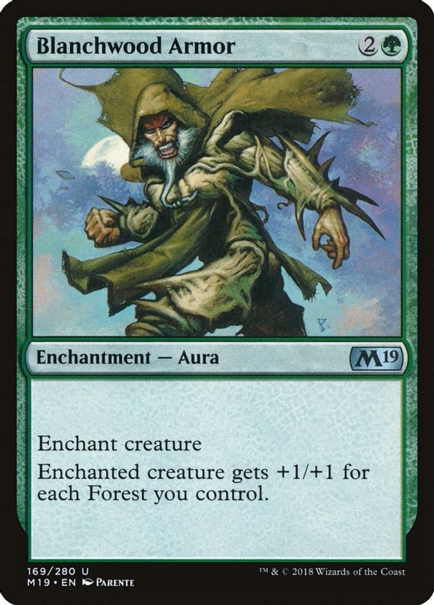Blanchwood Armor | 169 | Core Set 2019