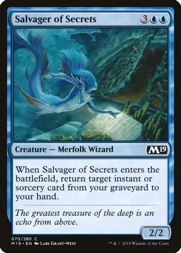 Salvager of Secrets | 70 | Core Set 2019