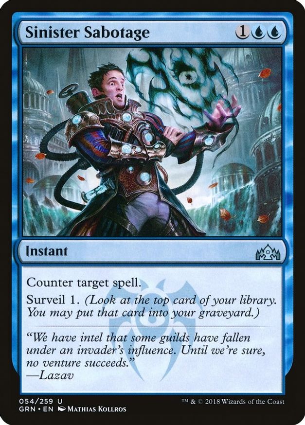 Sinister Sabotage | 54 | Guilds of Ravnica