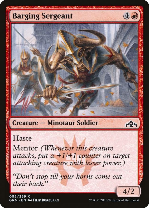Barging Sergeant | 92 | Guilds of Ravnica