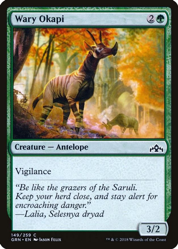Wary Okapi | 149 | Guilds of Ravnica