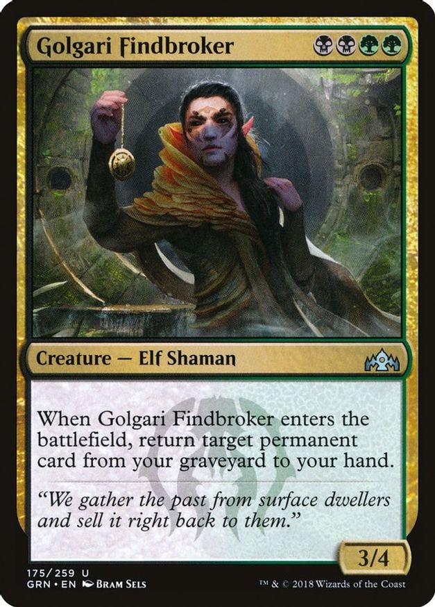 Golgari Findbroker | 175 | Guilds of Ravnica
