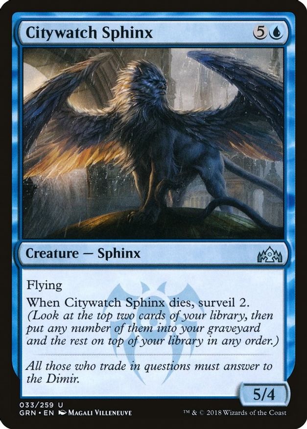 Citywatch Sphinx | 33 | Guilds of Ravnica